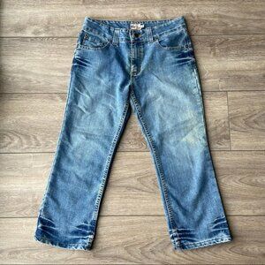Vintage Tommy Hilfiger Flora Embroidery Capri  Jeans